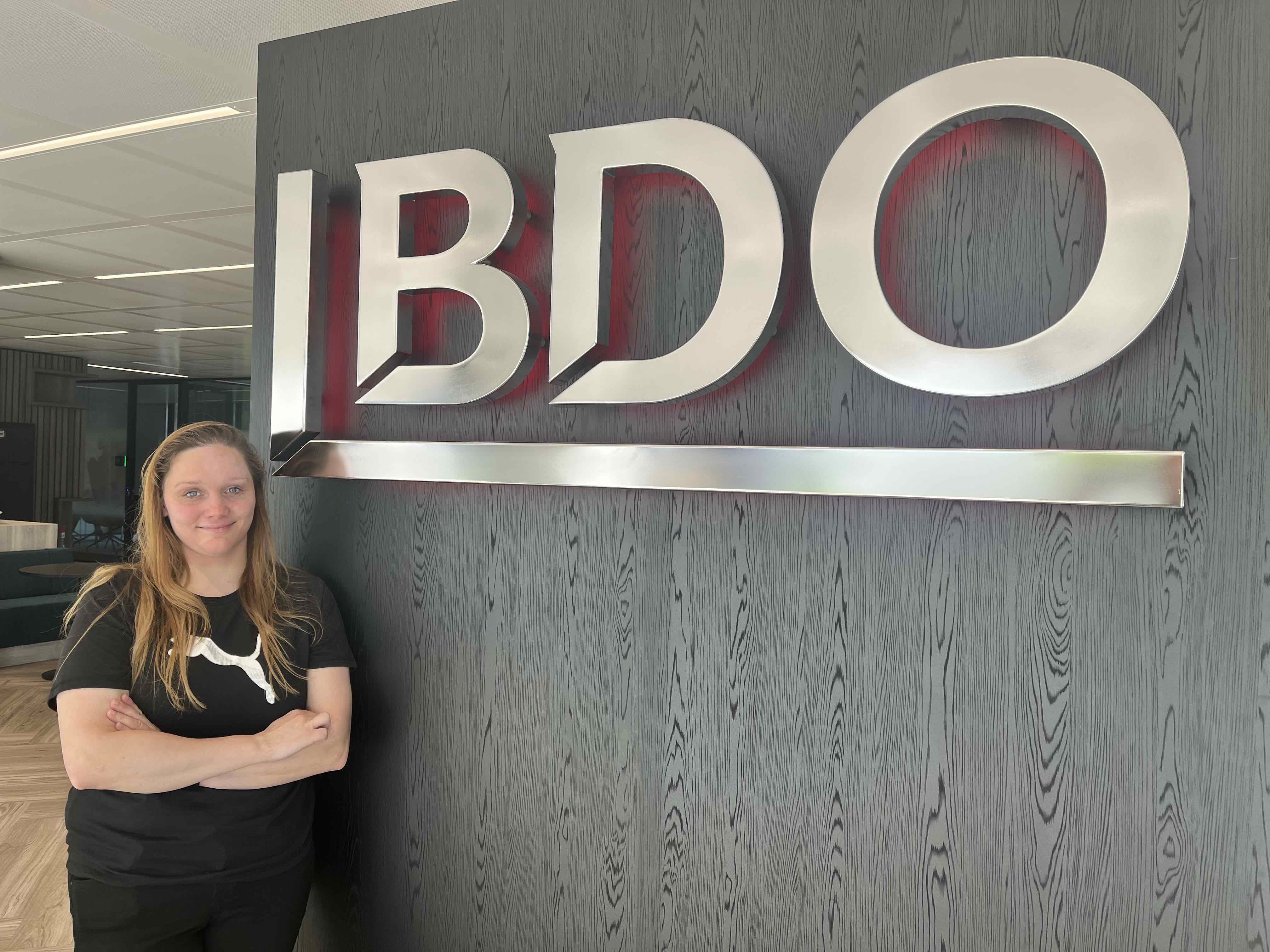 Over de vloer bij Kelly (BDO) 